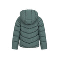 Green - Back - Mountain Warehouse Childrens-Kids Chill Padded Jacket
