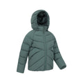 Green - Side - Mountain Warehouse Childrens-Kids Chill Padded Jacket