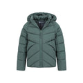 Green - Pack Shot - Mountain Warehouse Childrens-Kids Chill Padded Jacket