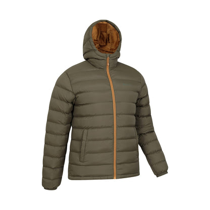 Green - Side - Mountain Warehouse Mens Seasons II Padded Jacket