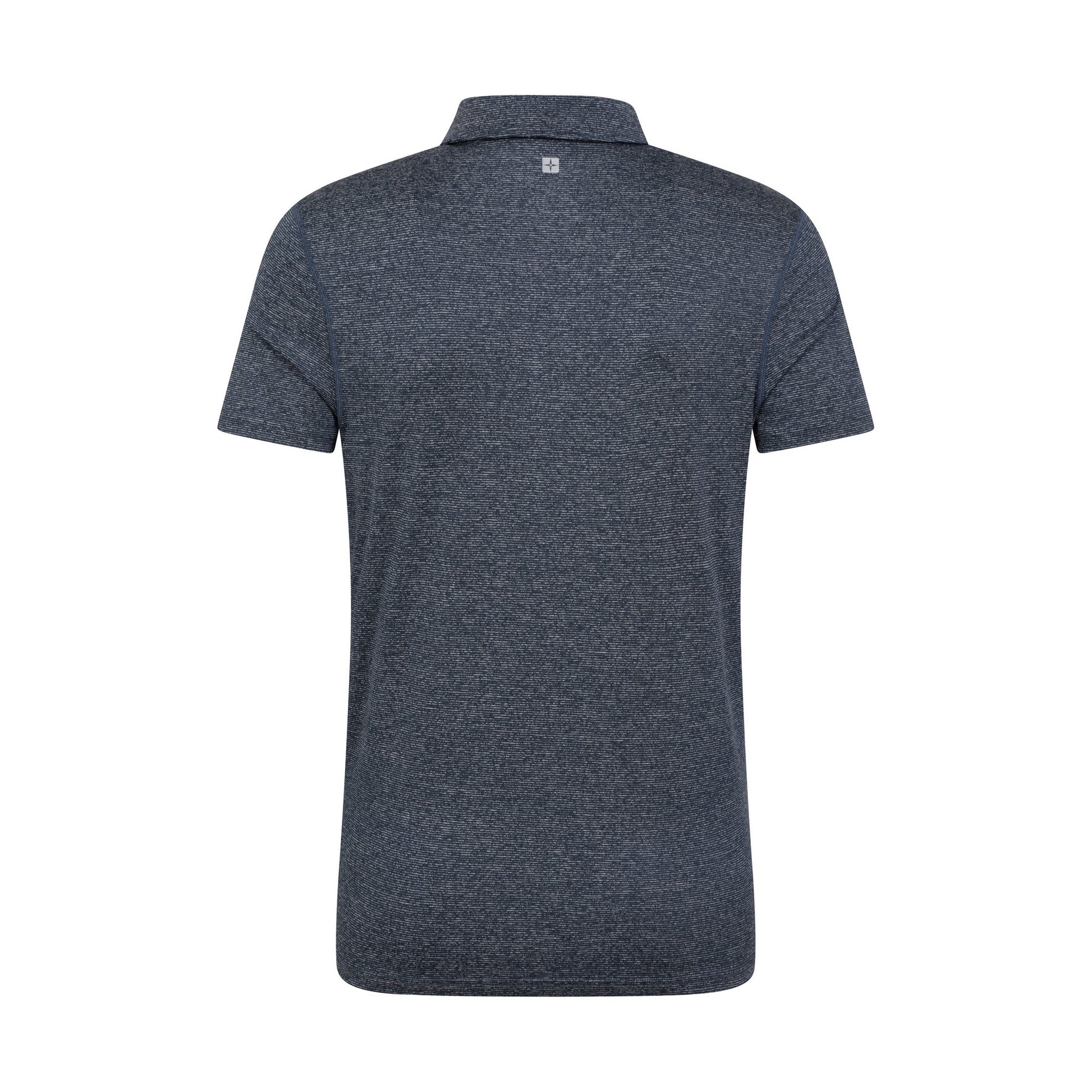 Navy - Back - Mountain Warehouse Mens Agra Stripe Polo Shirt