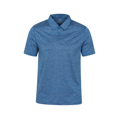 Blue - Front - Mountain Warehouse Mens Agra Stripe Polo Shirt
