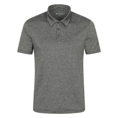 Khaki Green - Front - Mountain Warehouse Mens Agra Stripe Polo Shirt