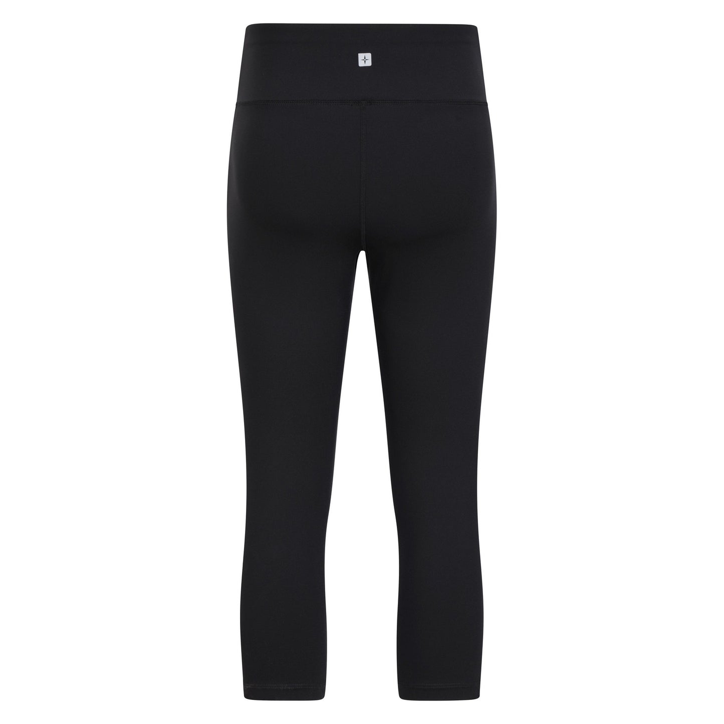 Black - Back - Mountain Warehouse Womens-Ladies Blackout Capri High Waist Leggings