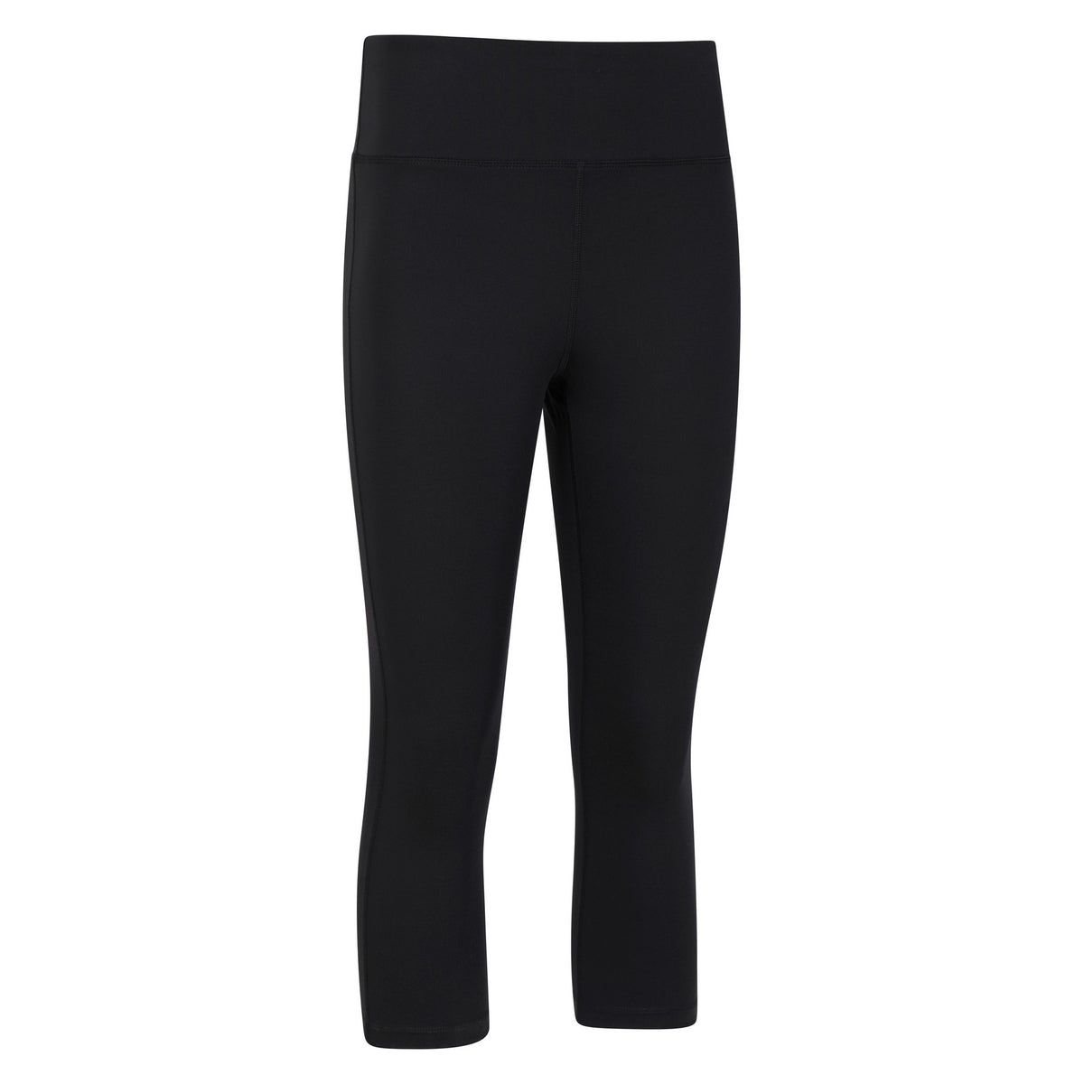Black - Side - Mountain Warehouse Womens-Ladies Blackout Capri High Waist Leggings
