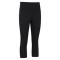 Black - Side - Mountain Warehouse Womens-Ladies Blackout Capri High Waist Leggings