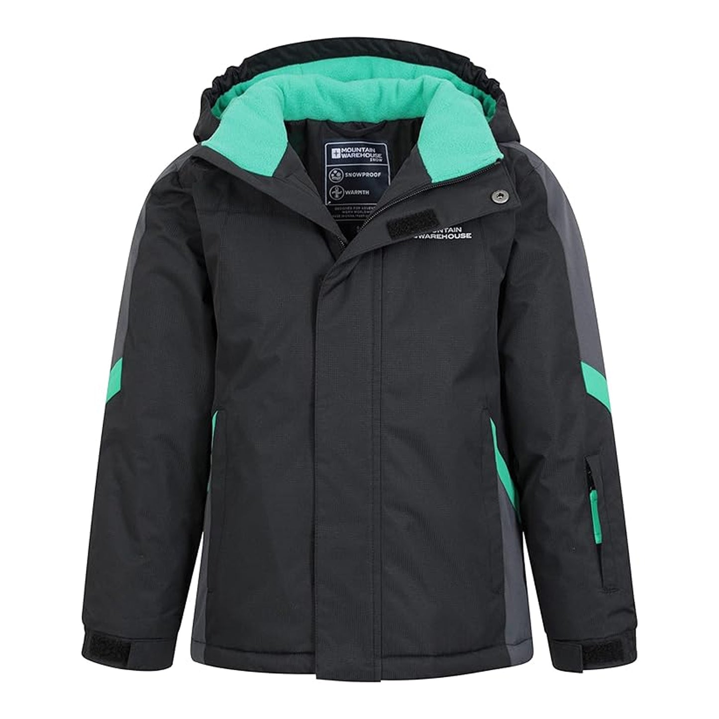 Forged Iron - Lifestyle - Mountain Warehouse Childrens-Kids Raptor Snow Ski Jacket