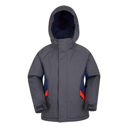 Dark Grey - Front - Mountain Warehouse Childrens-Kids Raptor Snow Ski Jacket