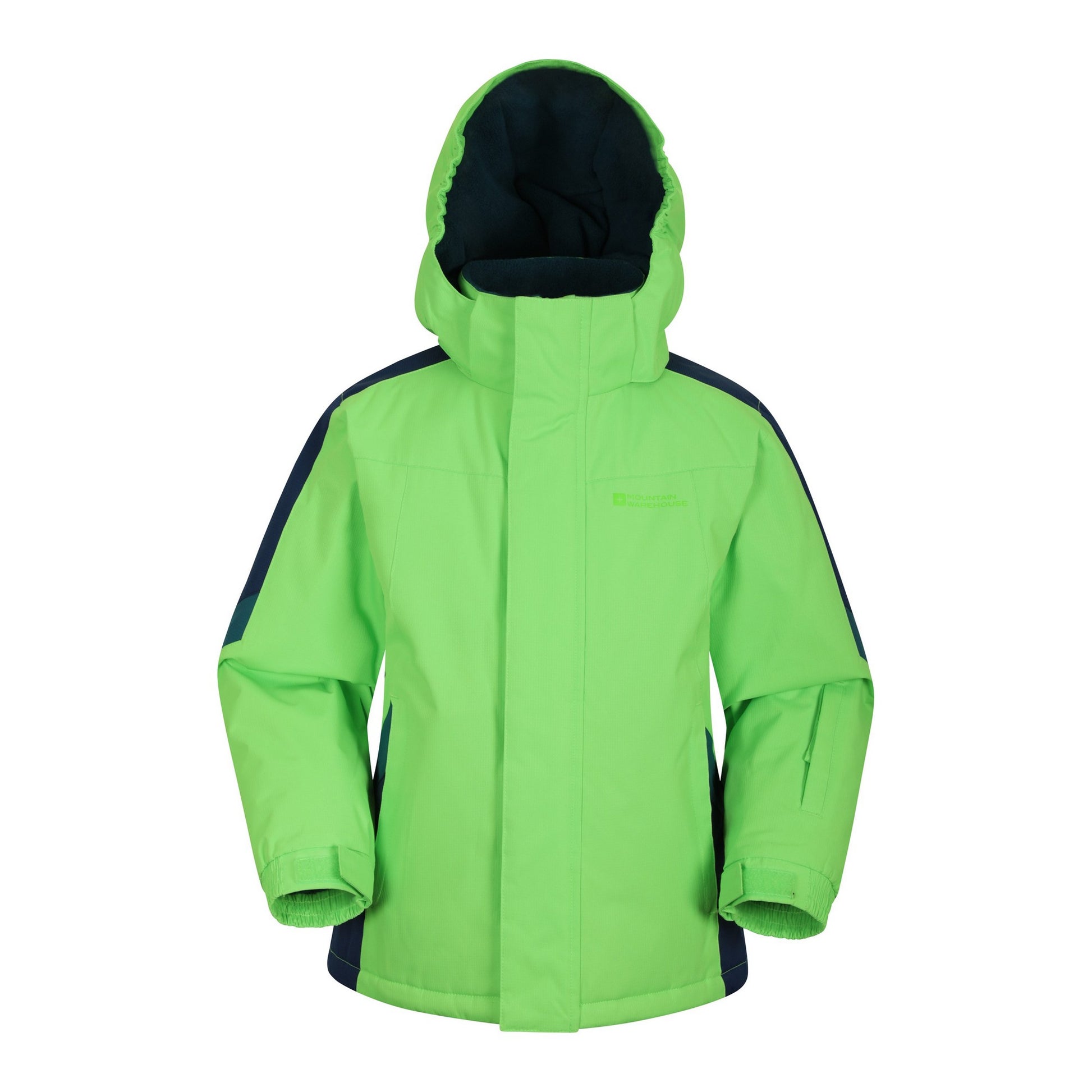 Green - Front - Mountain Warehouse Childrens-Kids Raptor Snow Ski Jacket