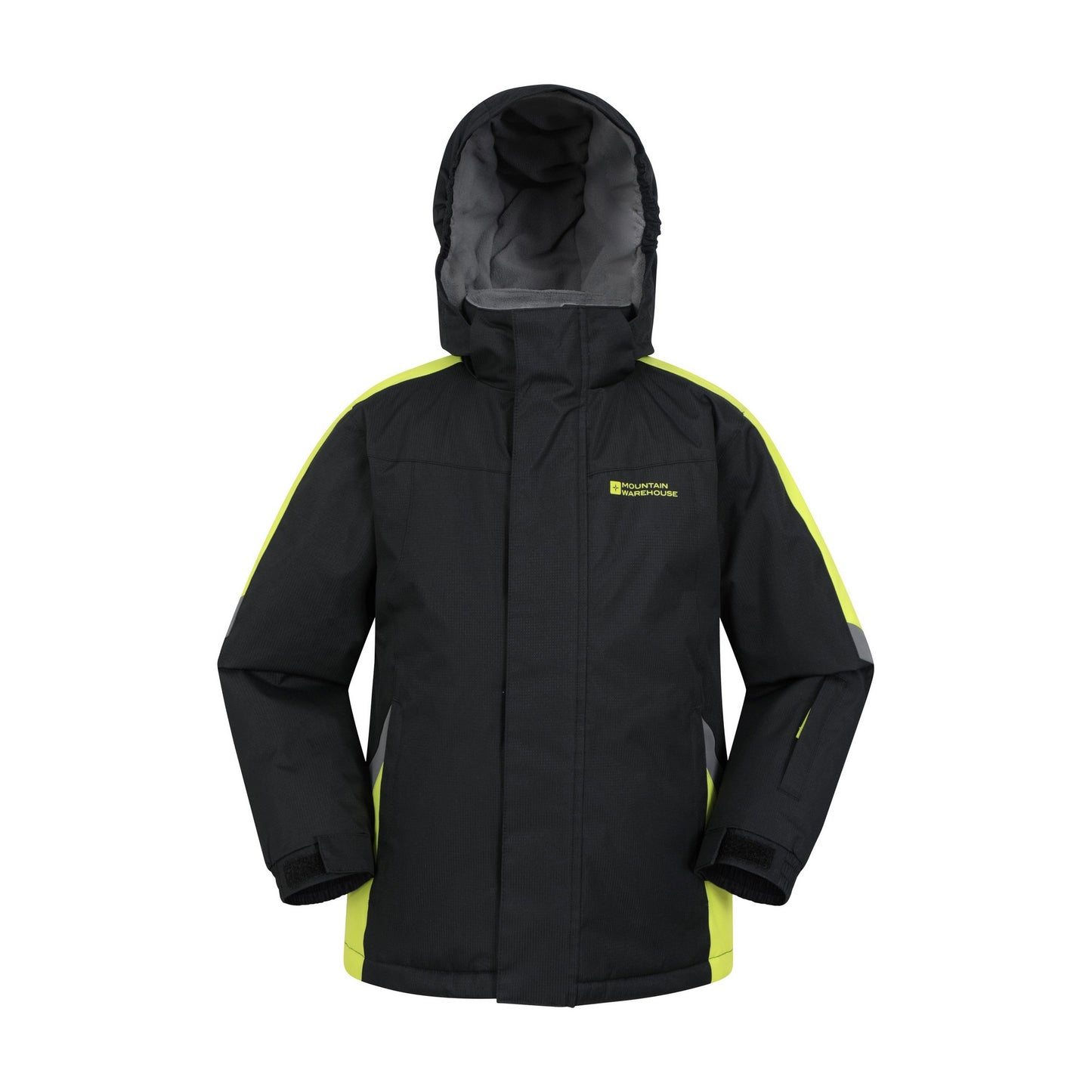 Jet Black - Front - Mountain Warehouse Childrens-Kids Raptor Snow Ski Jacket