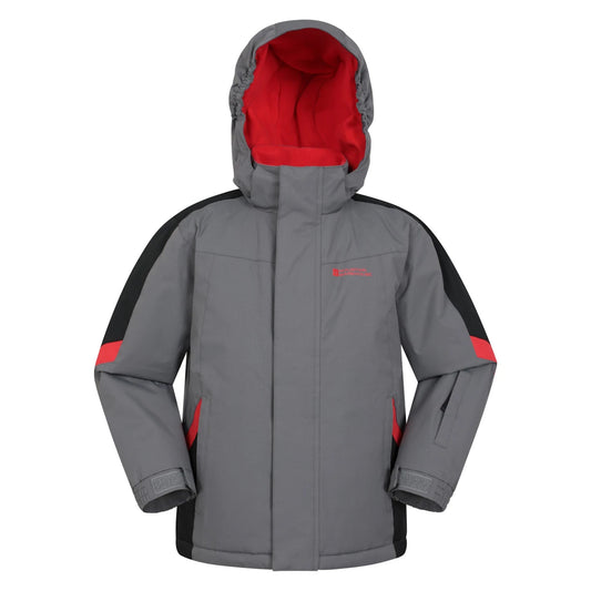 Dark Grey - Front - Mountain Warehouse Childrens-Kids Raptor Snow Ski Jacket