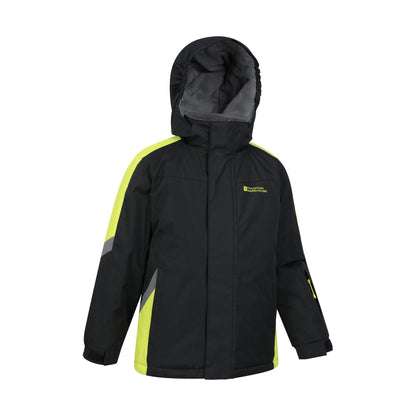 Jet Black - Lifestyle - Mountain Warehouse Childrens-Kids Raptor Snow Ski Jacket