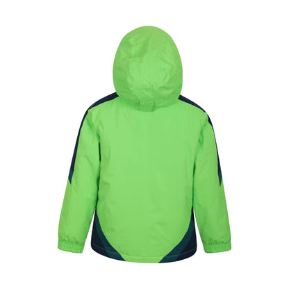 Green - Back - Mountain Warehouse Childrens-Kids Raptor Snow Ski Jacket