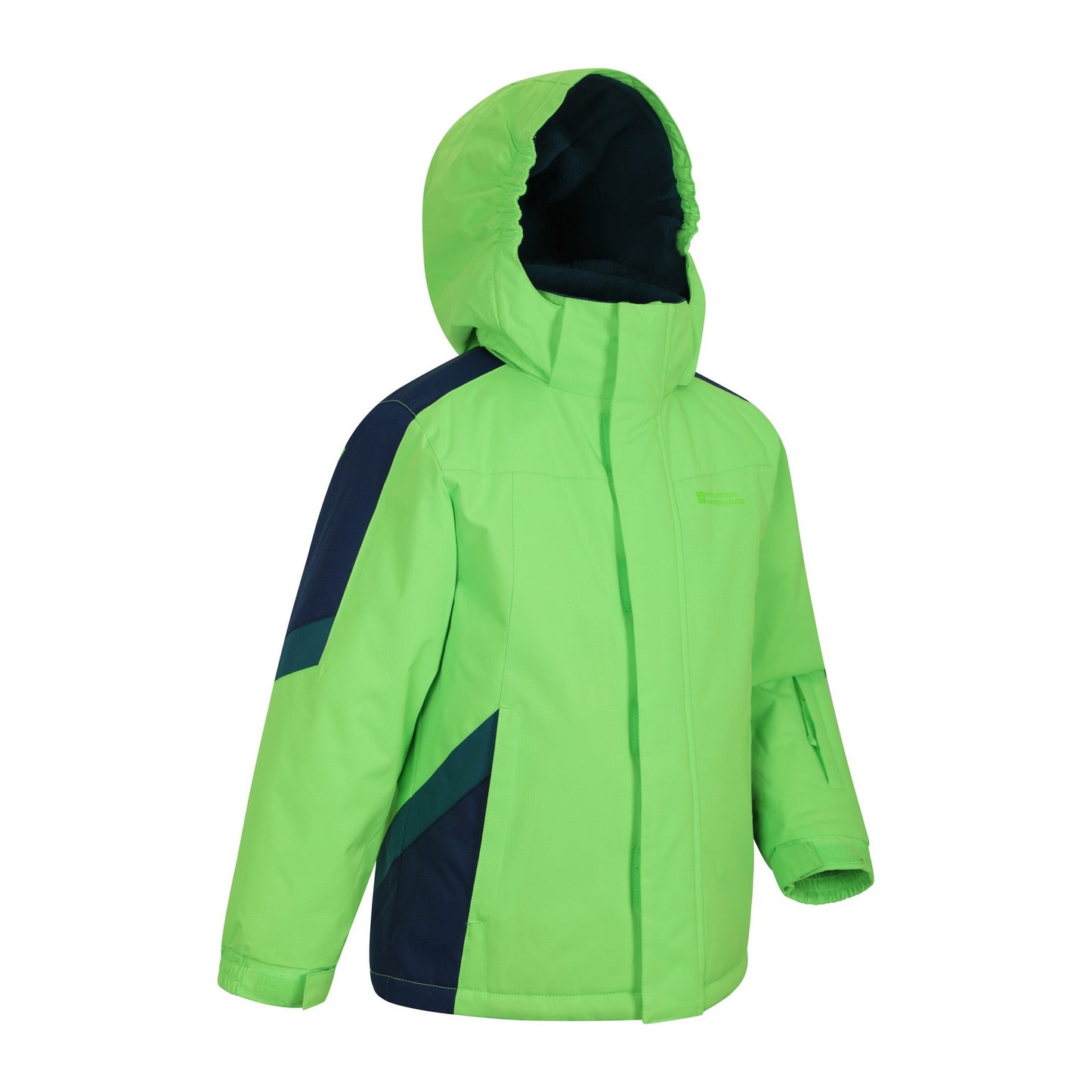 Green - Side - Mountain Warehouse Childrens-Kids Raptor Snow Ski Jacket
