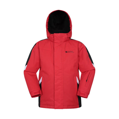 Red - Front - Mountain Warehouse Childrens-Kids Raptor Snow Ski Jacket