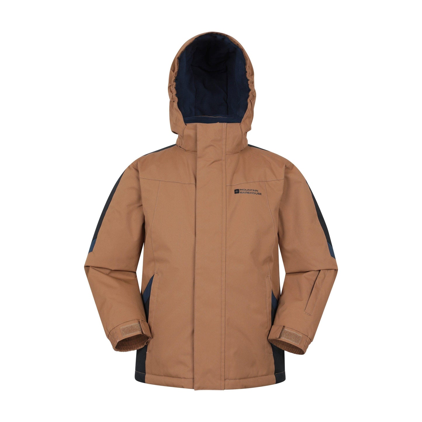 Tan - Front - Mountain Warehouse Childrens-Kids Raptor Snow Ski Jacket
