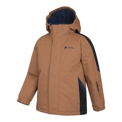 Tan - Lifestyle - Mountain Warehouse Childrens-Kids Raptor Snow Ski Jacket