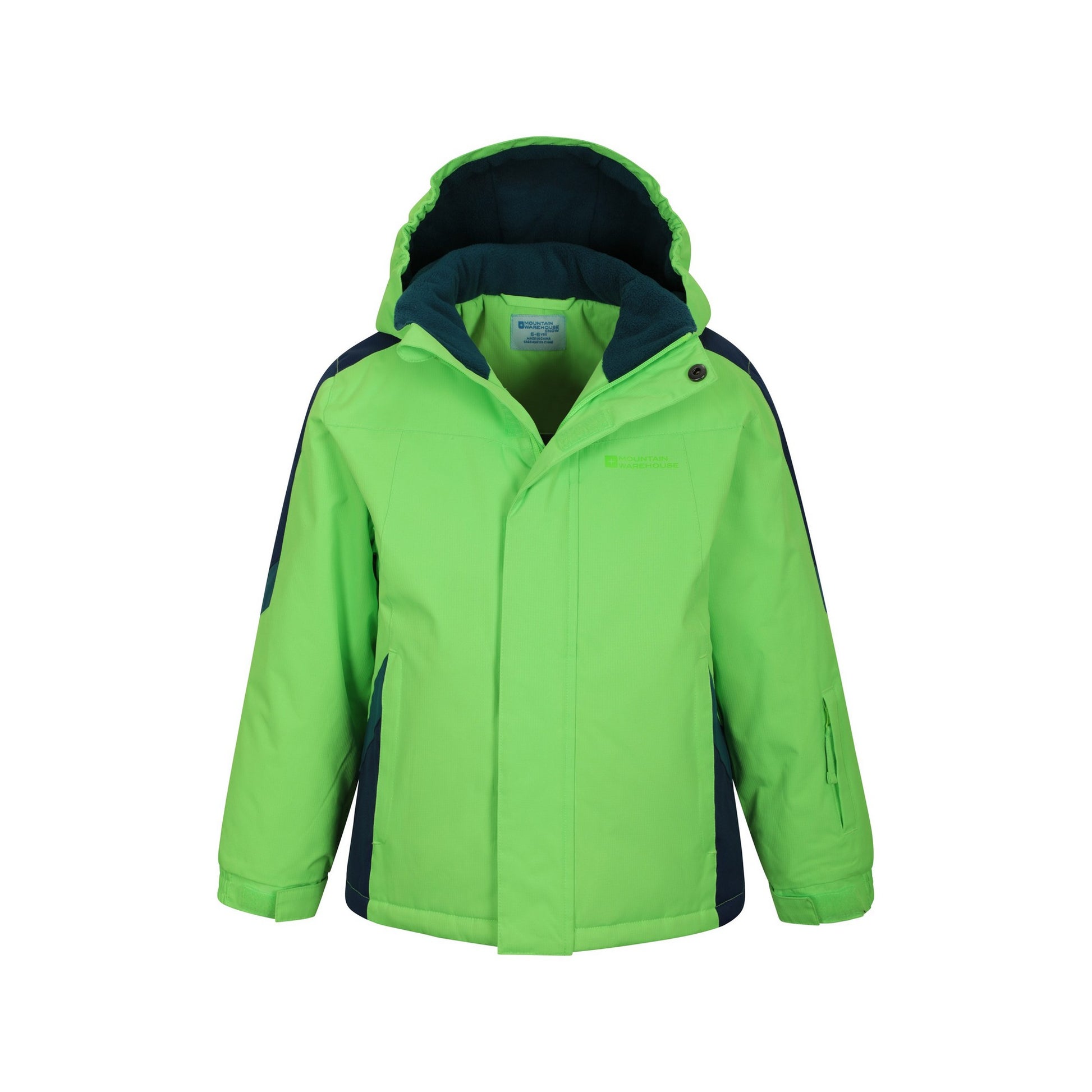 Green - Pack Shot - Mountain Warehouse Childrens-Kids Raptor Snow Ski Jacket