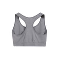 Grey - Close up - Mountain Warehouse Womens-Ladies Anti-Chafe Seamless Sports Bra