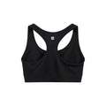 Black - Close up - Mountain Warehouse Womens-Ladies Anti-Chafe Seamless Sports Bra