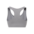 Grey - Back - Mountain Warehouse Womens-Ladies Anti-Chafe Seamless Sports Bra