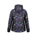 Black-Teal - Back - Mountain Warehouse Womens-Ladies Dawn II Kaleidoscope Ski Jacket