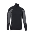 Black - Back - Mountain Warehouse Mens Quiver II Seamless Base Layer Top