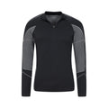 Black - Lifestyle - Mountain Warehouse Mens Quiver II Seamless Base Layer Top