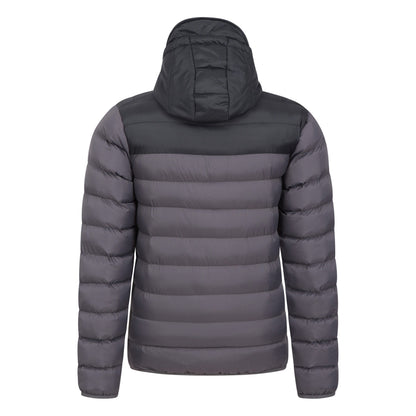 Dark Grey - Back - Mountain Warehouse Mens Link Padded Jacket