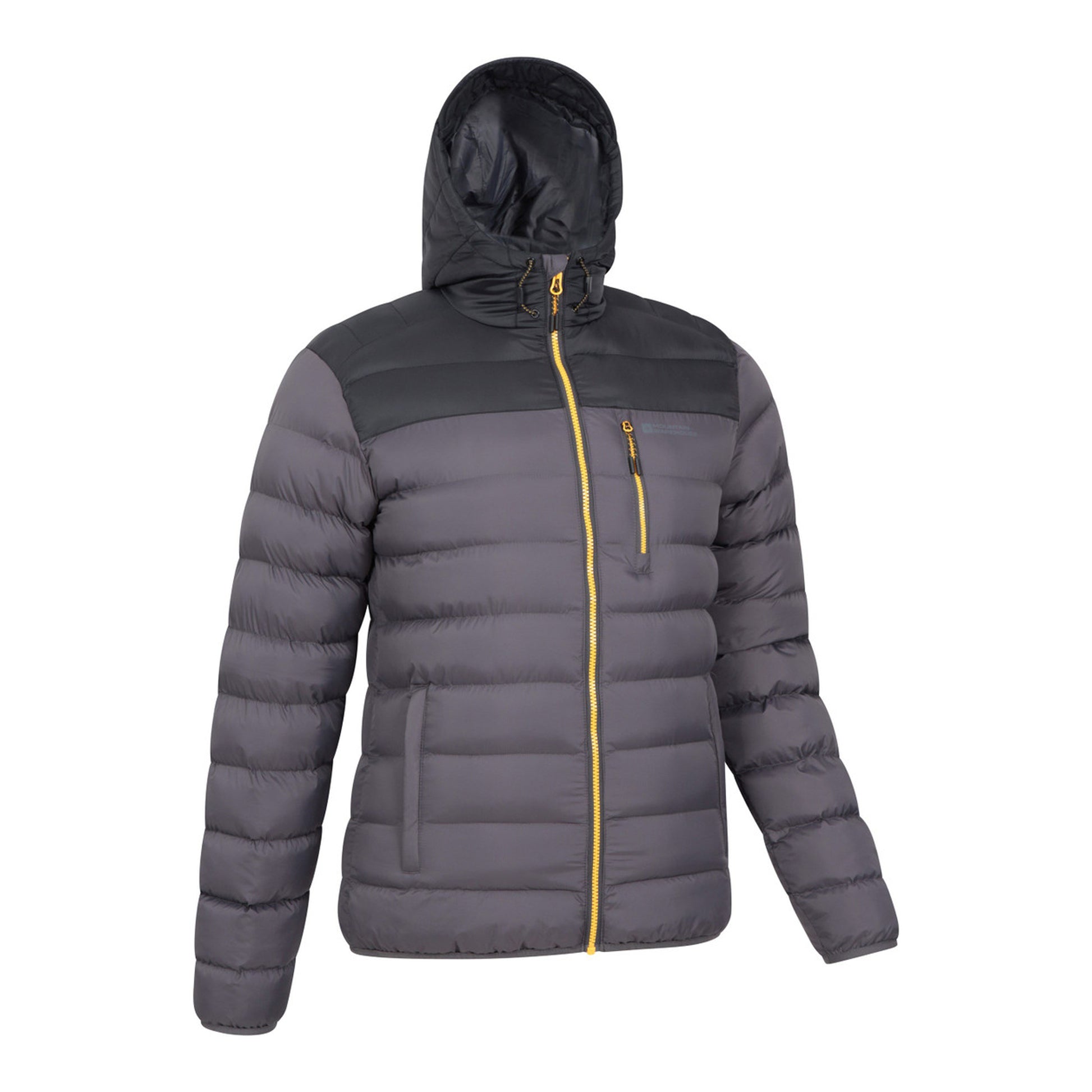 Dark Grey - Side - Mountain Warehouse Mens Link Padded Jacket