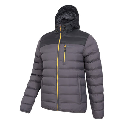 Dark Grey - Lifestyle - Mountain Warehouse Mens Link Padded Jacket