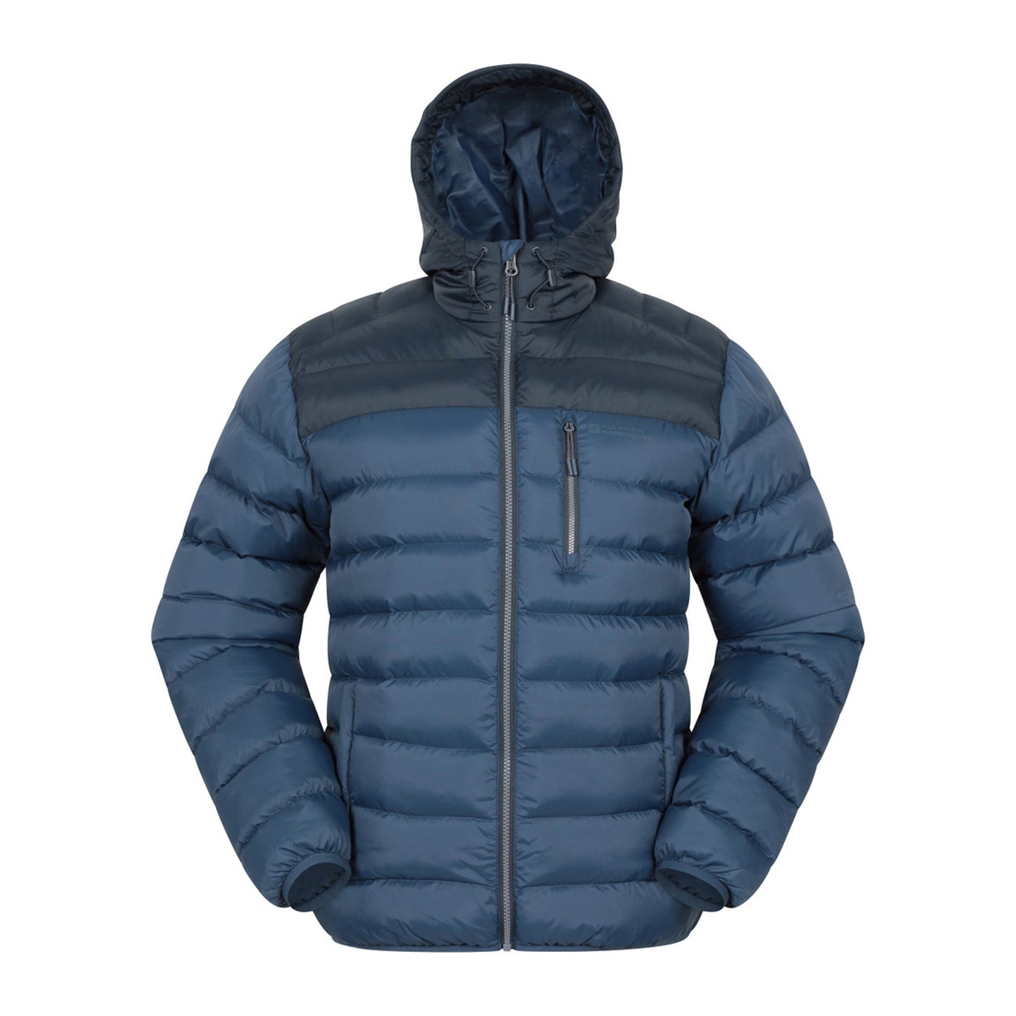 Dark Blue - Front - Mountain Warehouse Mens Link Padded Jacket