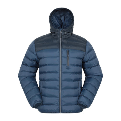 Dark Blue - Front - Mountain Warehouse Mens Link Padded Jacket
