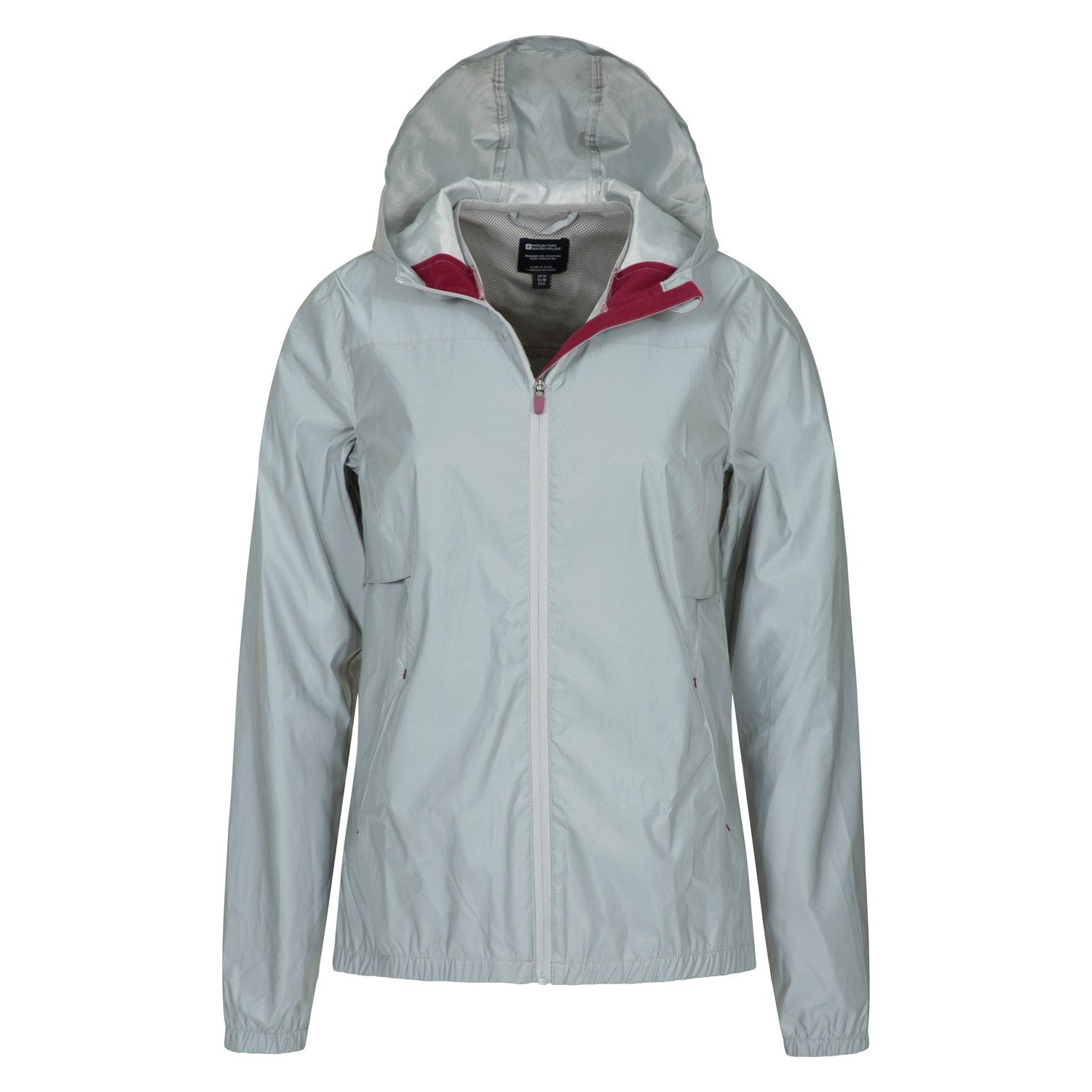 Silver - Pack Shot - Mountain Warehouse Womens-Ladies Dashing Reflective Jacket