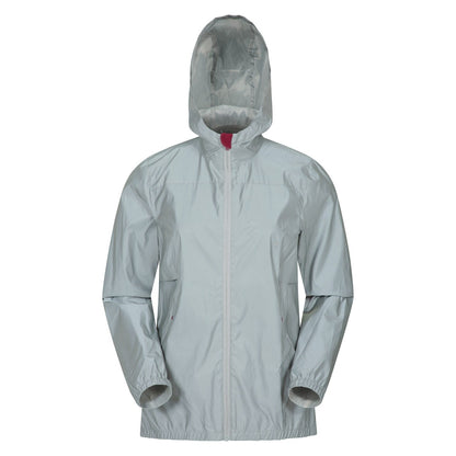 Silver - Front - Mountain Warehouse Womens-Ladies Dashing Reflective Jacket