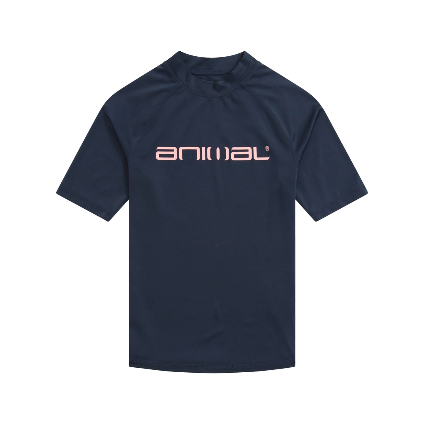 Navy - Front - Animal Womens-Ladies Daisy Logo Recycled Rash Guard