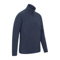 Navy - Back - Mountain Warehouse Mens Camber II Half Zip Fleece Top