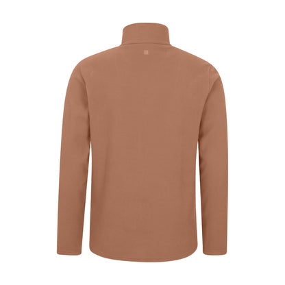Beige - Back - Mountain Warehouse Mens Camber II Half Zip Fleece Top