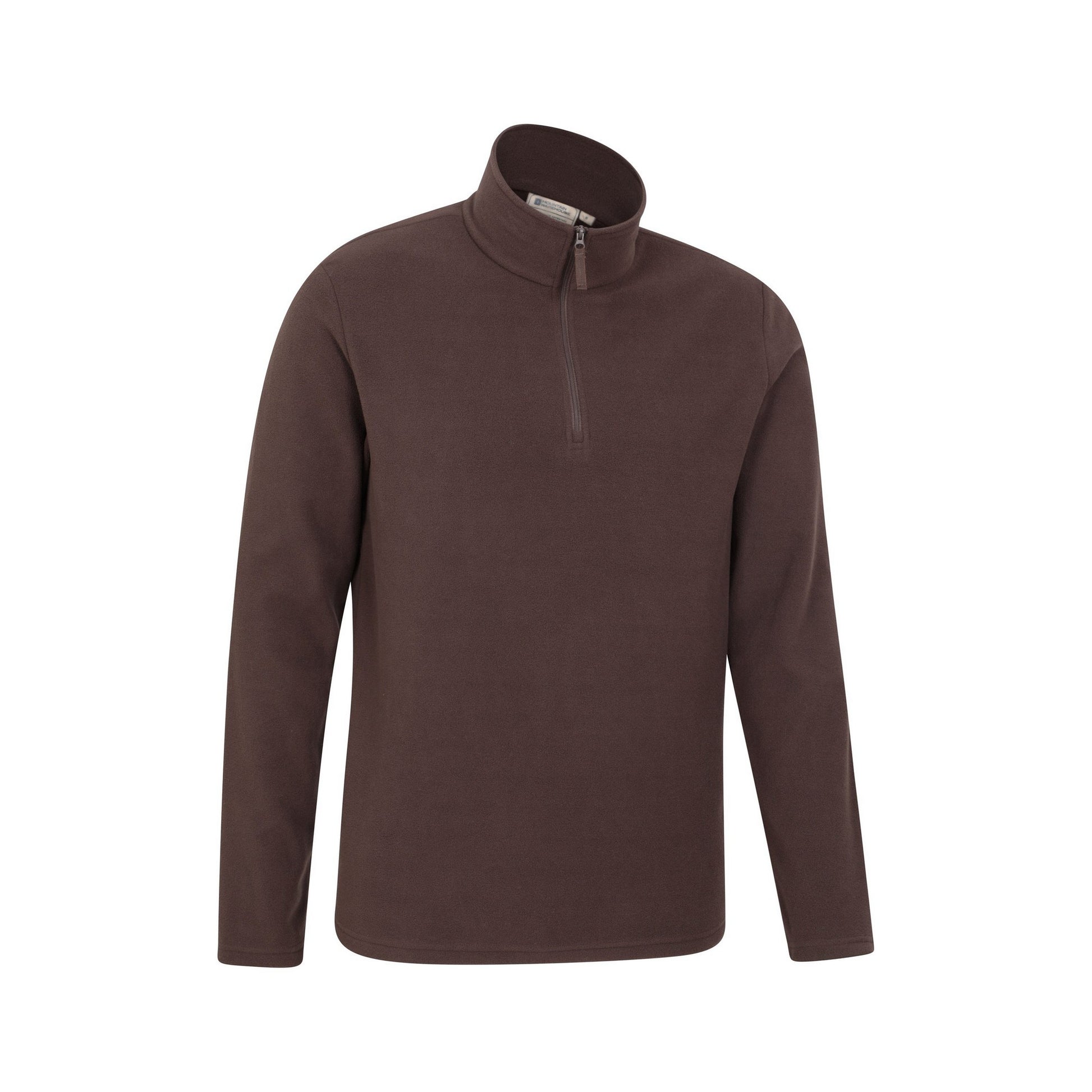 Brown - Lifestyle - Mountain Warehouse Mens Camber II Half Zip Fleece Top