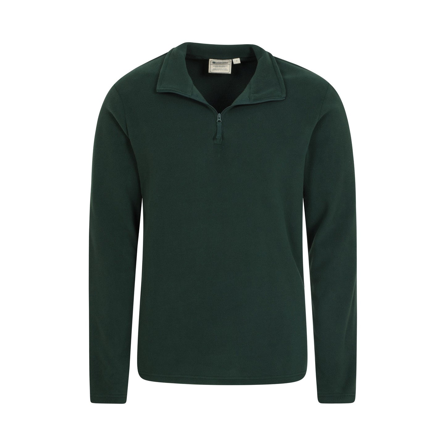 Dark Green - Lifestyle - Mountain Warehouse Mens Camber II Half Zip Fleece Top