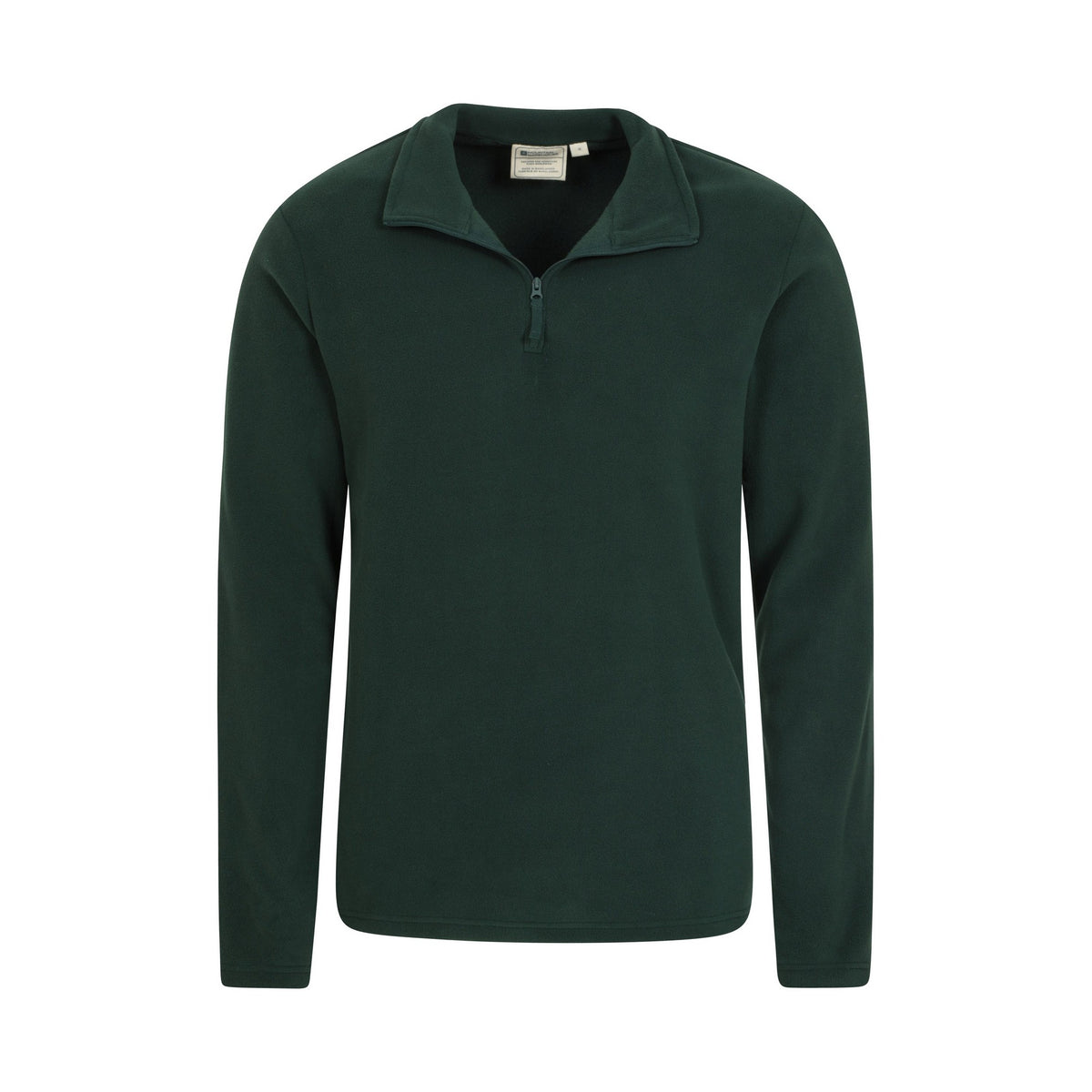 Dark Green - Lifestyle - Mountain Warehouse Mens Camber II Half Zip Fleece Top