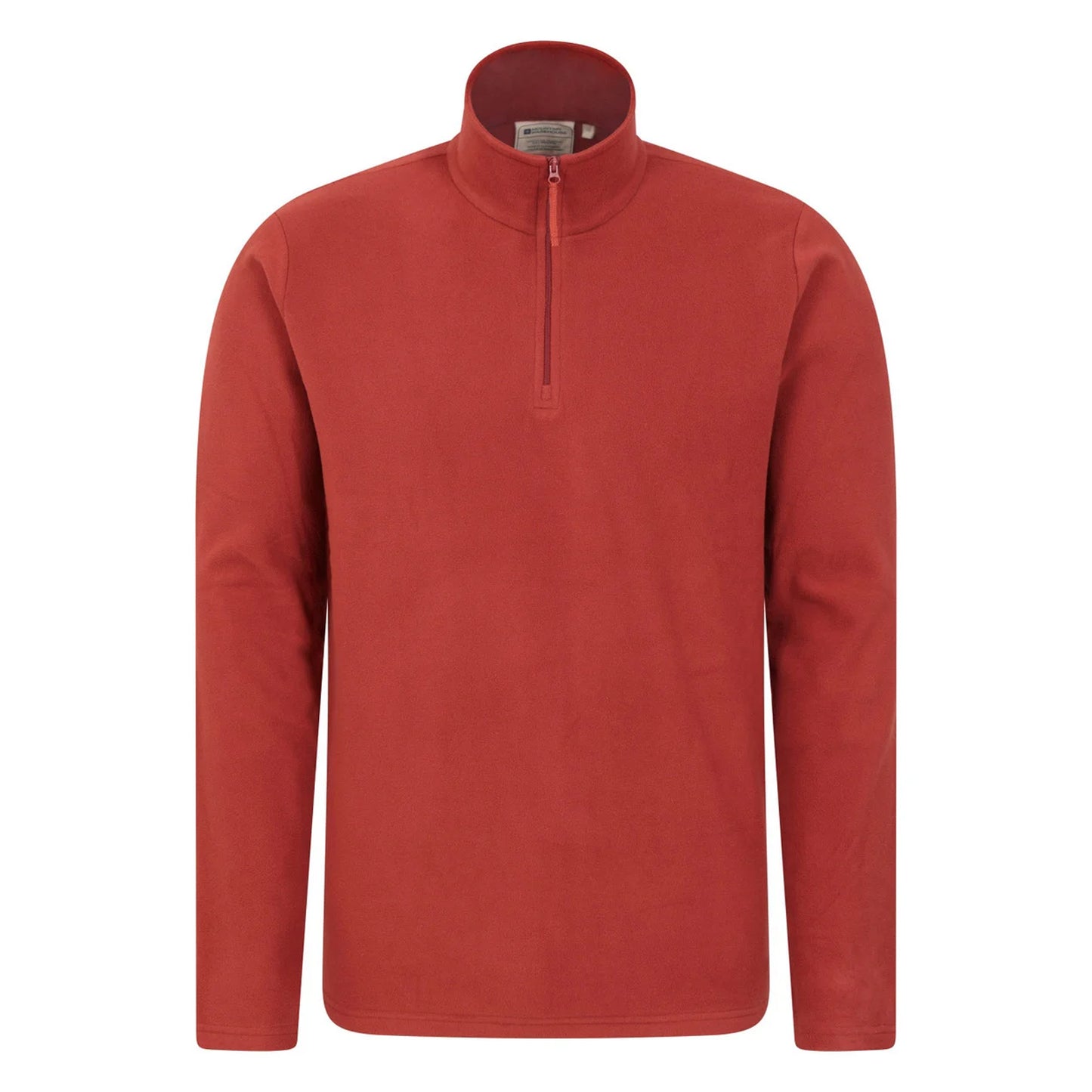 Red - Front - Mountain Warehouse Mens Camber II Half Zip Fleece Top