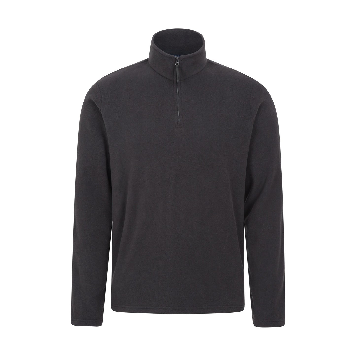 Black - Front - Mountain Warehouse Mens Camber II Half Zip Fleece Top