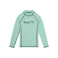 Green - Front - Animal Childrens-Kids Carly Recycled Rash Guard