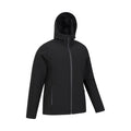 Black - Side - Mountain Warehouse Mens Arctic II Soft Shell Jacket