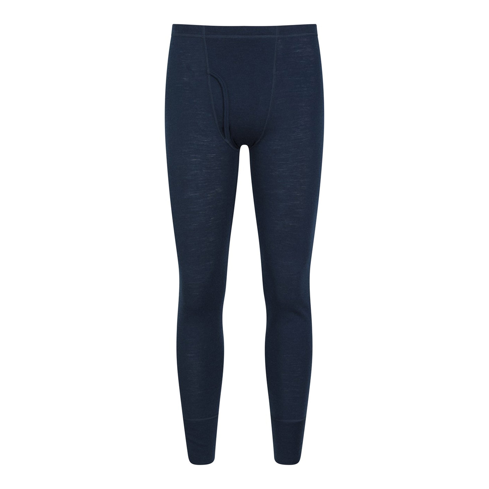 Navy - Front - Mountain Warehouse Mens Merino II Thermal Bottoms