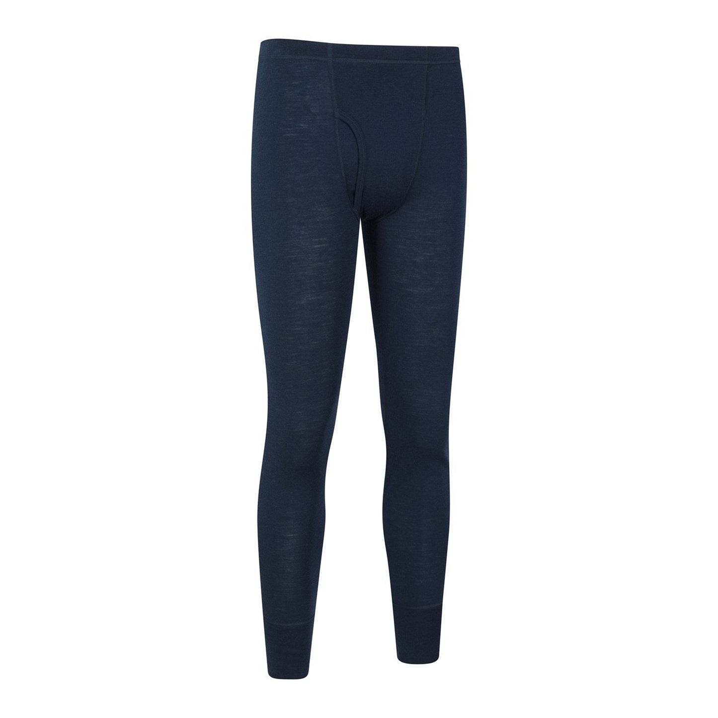 Grey - Pack Shot - Mountain Warehouse Mens Merino II Thermal Bottoms