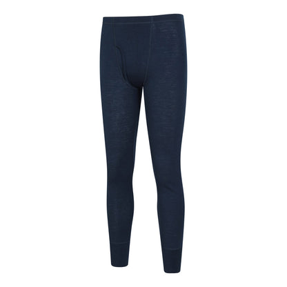 Navy - Side - Mountain Warehouse Mens Merino II Thermal Bottoms