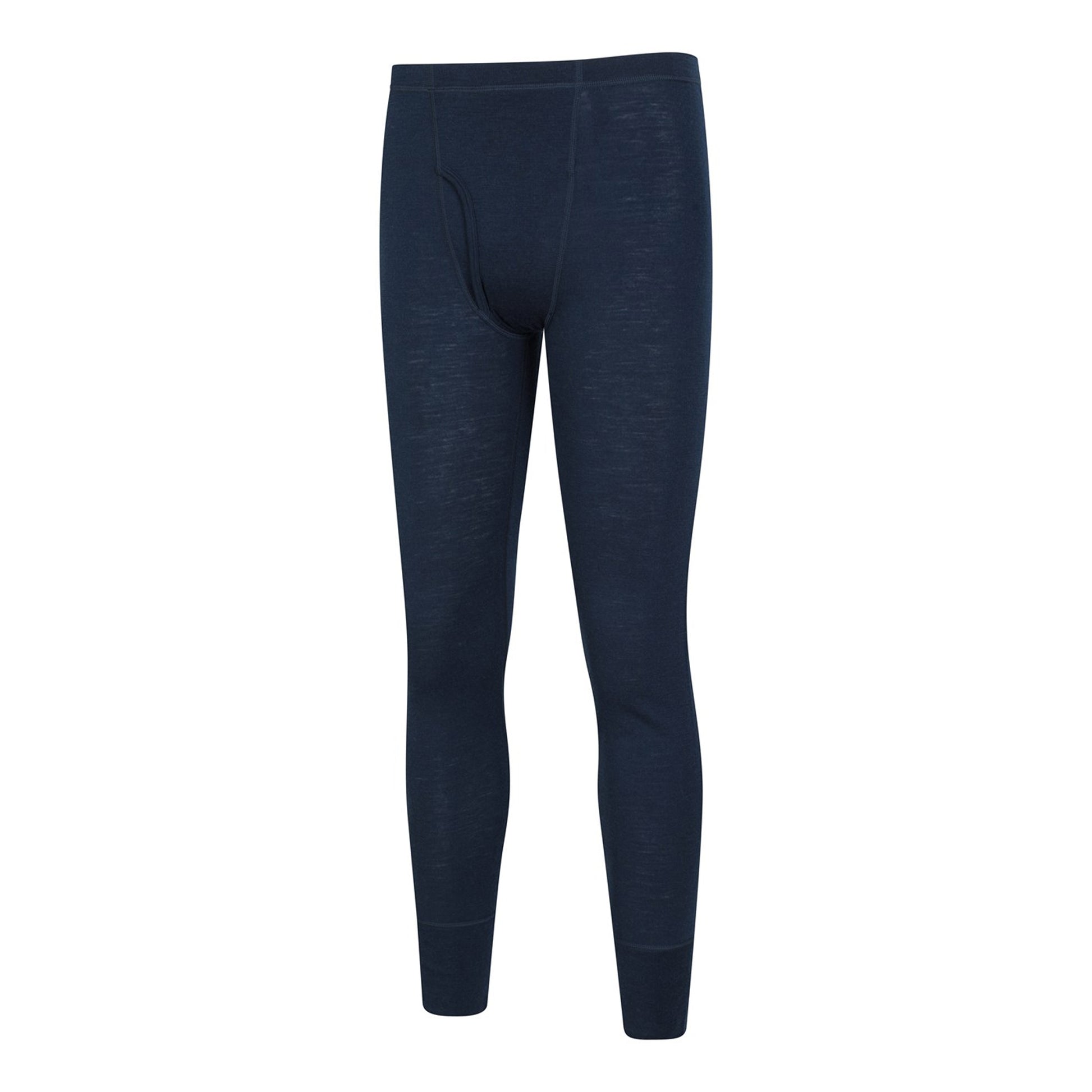 Navy - Side - Mountain Warehouse Mens Merino II Thermal Bottoms