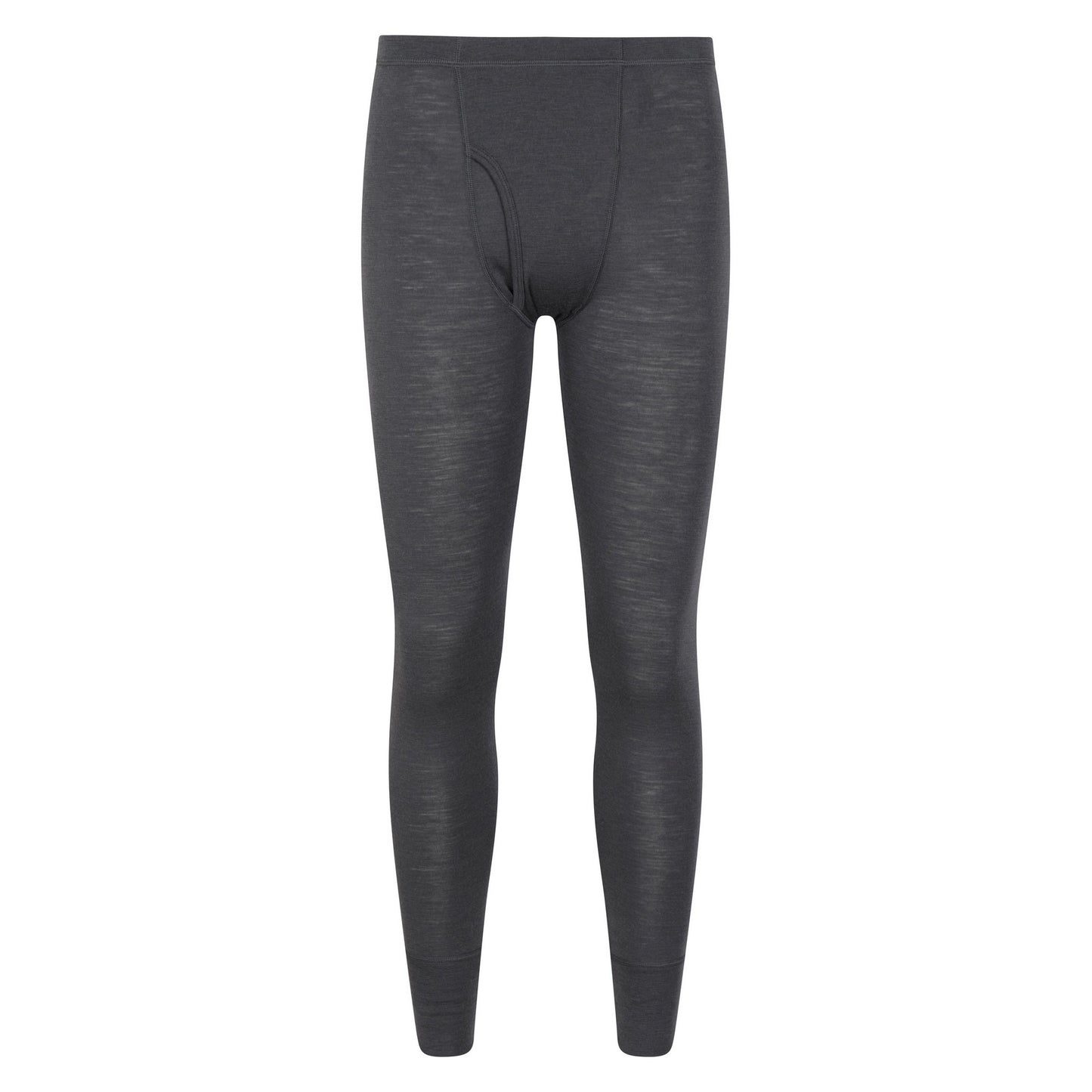 Grey - Front - Mountain Warehouse Mens Merino II Thermal Bottoms